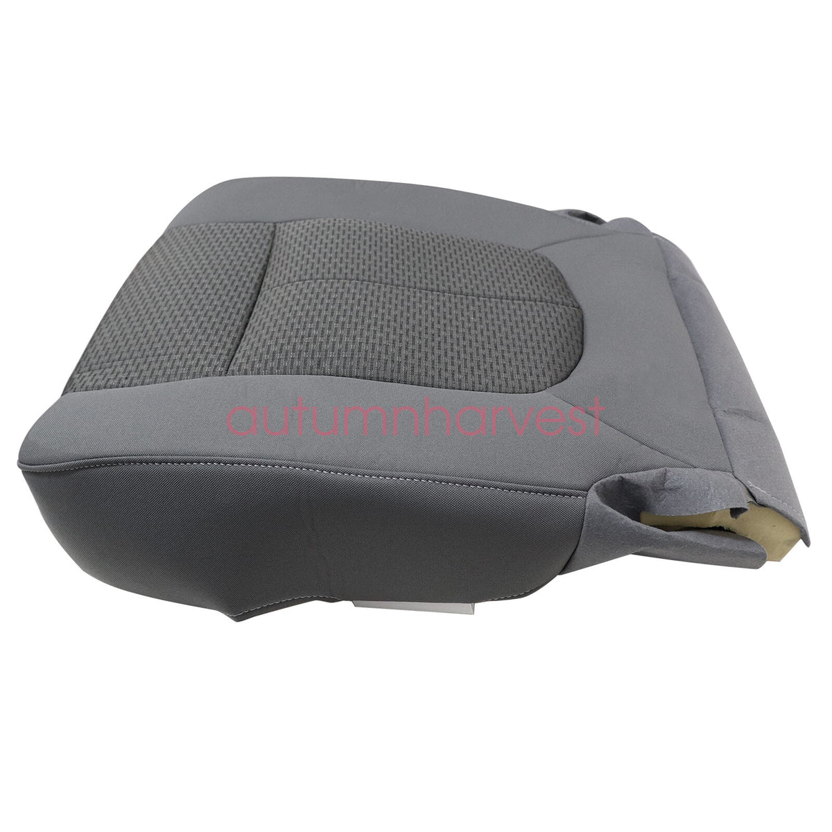 For 2011-2016 Ford F250 F350 F450 F550 XLT Driver Bottom & Top Seat Cover Gray
