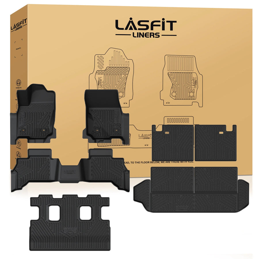 TPE Floor Mats & Cargo Liner & Backrest Mats For 2025 2026 Toyota 4Runner 7-Seat