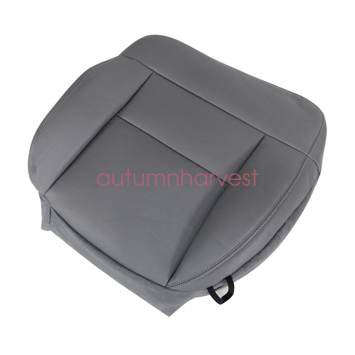 For 2004 2005 2006 2007 2008 Ford F150 Passenger Bottom Leather Seat Cover Gray