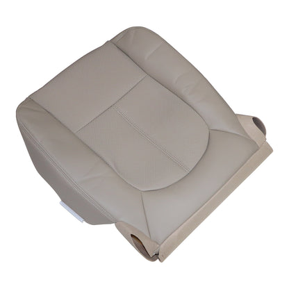 For 2011-2016 Ford F250 F350 Lariat Driver & Passenger Perforated Seat Cover Tan