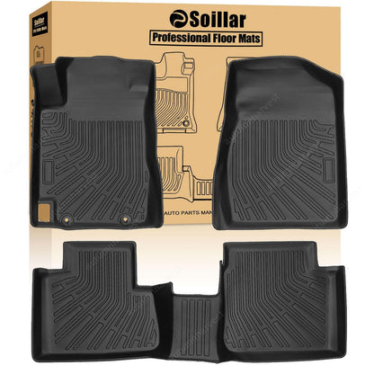 Floor Mats Liner Set Fits 2001-2006 Toyota Camry All Weather TPE 3D Replacement