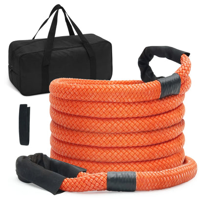 Heavy Duty Tow Rope 30580 LBS 1inchx20ft Snatch Strap For SUV light Truck ATV Car