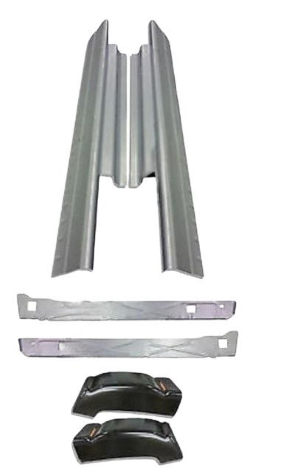 6 Rocker Panels Cab Corners Set Fit Silverado Sierra 1500 2DR STD Cab 1999-2007