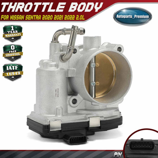 161196LB0A Throttle Body For  Nissan Sentra 2020 2021 2022 2.0L DOHC 6 Pins
