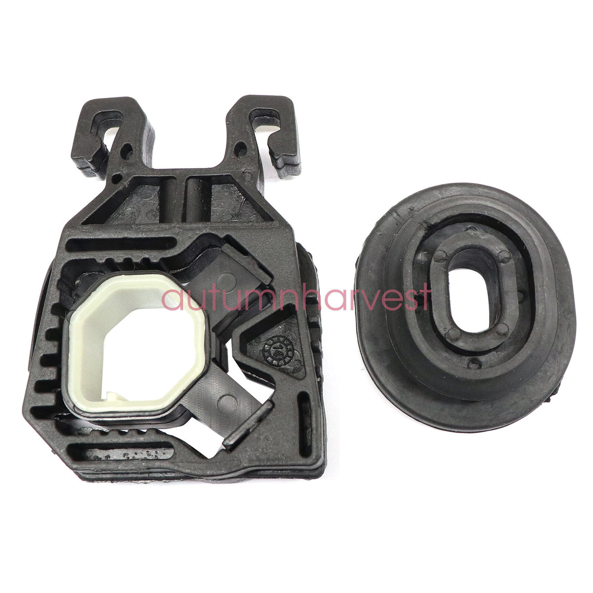 2x Upper & Lower Radiator Mount Bracket Black For VW Golf GTI Audi 5Q0121367G/F