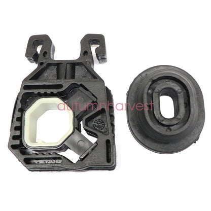 2x Upper & Lower Radiator Mount Bracket Black For VW Golf GTI Audi 5Q0121367G/F