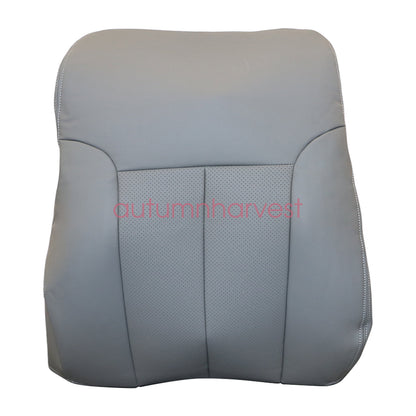 For 2009-2014 Ford F150 Lariat Passenger Top PERFORATED Seat Cover Steel Gray