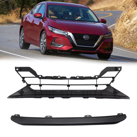 Front Bumper Trim Molding /Lower Grille Fit Nissan Sentra 2020-2023 622546LB0A