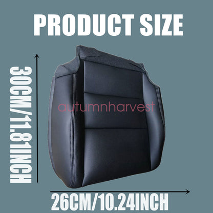 For 08 09 10 11 12 Honda Accord Replacement Driver Bottom Leather Seat Cover Blk