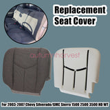 For 2003-2007 Chevy Silverado WT Driver Bottom Cloth Seat Cover & Foam Cushion