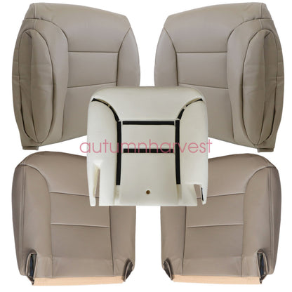 For 1995-99 Chevy Suburban Driver & Passenger Leather Seat Cover & Foam Cushion