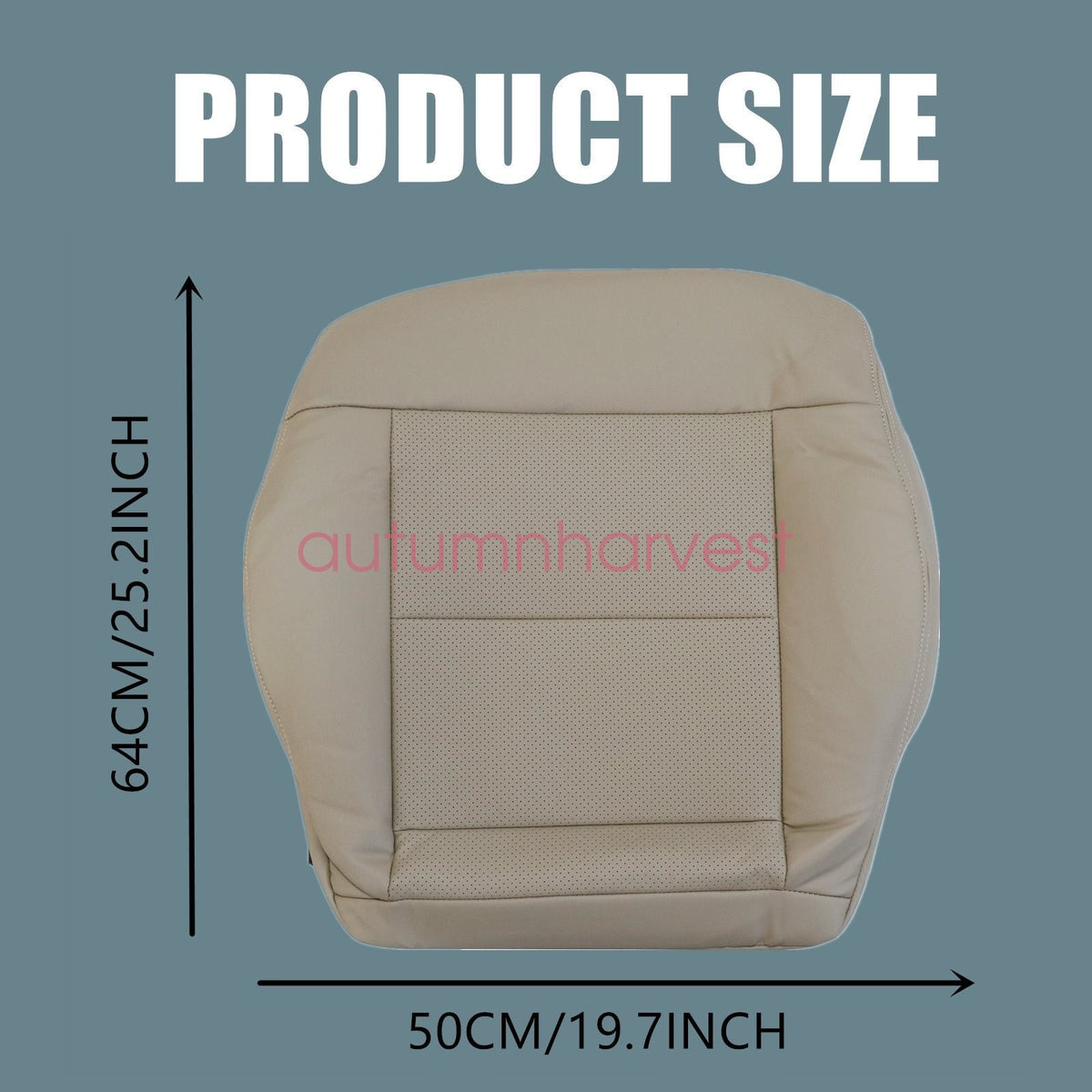 2012 For Mercedes Benz E350 E550 Driver & Passenger Bottom SEAT COVER Tan