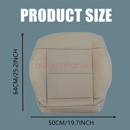 2012 For Mercedes Benz E350 E550 Driver & Passenger Bottom SEAT COVER Tan