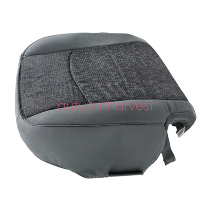 For 2013 2014-2017 2018 Dodge Ram Big Horn Driver Fabric Seat Cover Gray & Foam