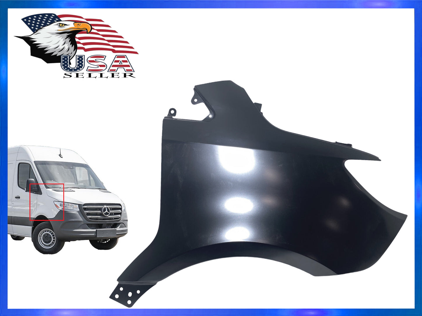 Fits 2019-2022 Mercedes Benz Sprinter Front Right Fender Panel 1500 2500 3500 RH