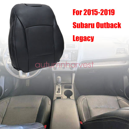 New Driver Top Leather Seat Cover Black For 2017 2018 2019 Subaru Outback Legacy