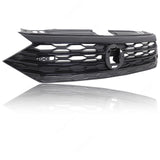 Front Bumper Center Grille Grill Glossy Black For VW Jetta Sedan 2019-2020