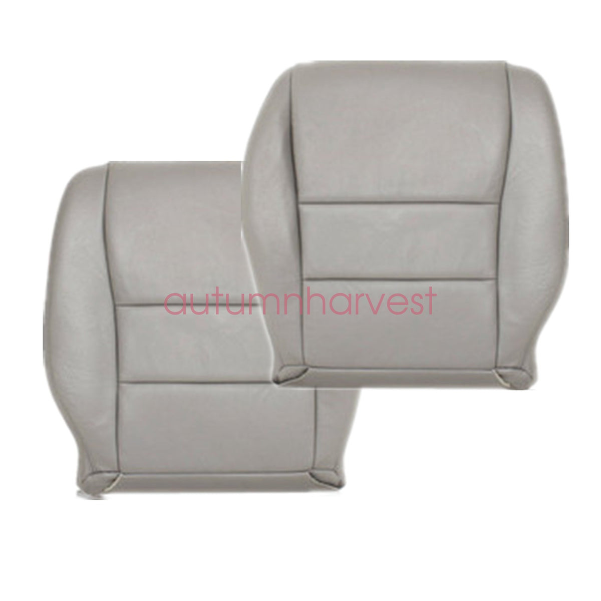 Both Side Bottom Leather Seat Cover For 2003-2007 Honda Accord 4-Door Gray