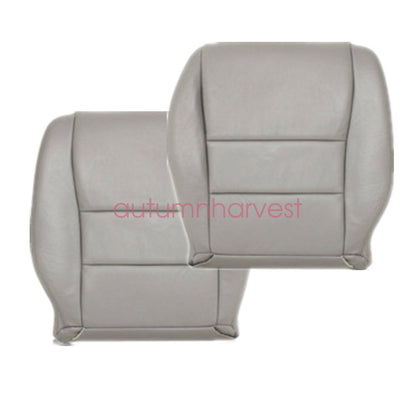 Both Side Bottom Leather Seat Cover For 2003-2007 Honda Accord 4-Door Gray