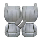 For 1999 2000 2001 2002 Chevy Silverado Front Seat Cover & Armrest Cover Gray