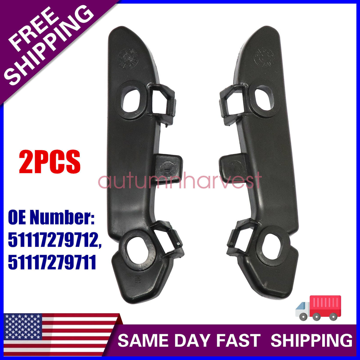 Hot Sale Bumper Bracket For 2012-2016 BMW 328i Front Left & Right 51117279711