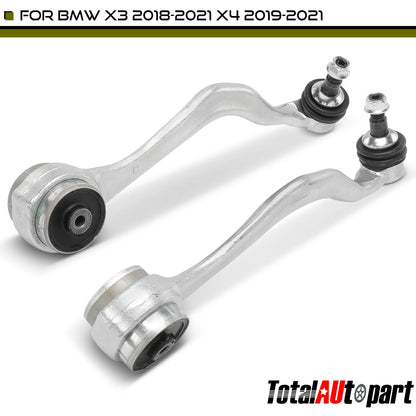 2x Control Arm w/ Ball Joint For BMW X4 X3 2019-2024 Front Lower Forward Side