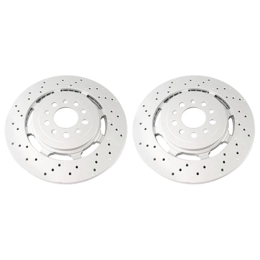 Front Brake Rotors Fit For 2017-2021 Alfa Romeo Giulia Stelvio Quadrifoglio