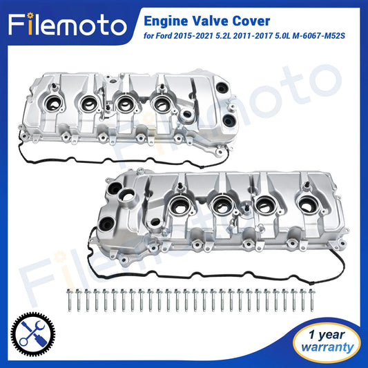 Fits Ford 2015-2021 5.2L 2011-2017 5.0L M-6067-M52S Engine Valve Cover