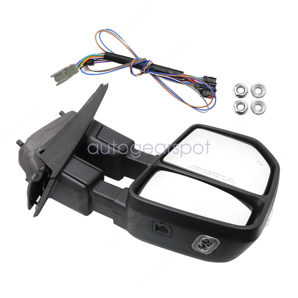 Right Side View Mirror W/Turn signals Floor Lamps For Ford F-250 F-350 2017-2022