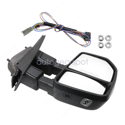 Right Side View Mirror W/Turn signals Floor Lamps For Ford F-250 F-350 2017-2022