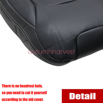 New Driver Top Leather Seat Cover Black For 2017 2018 2019 Subaru Outback Legacy
