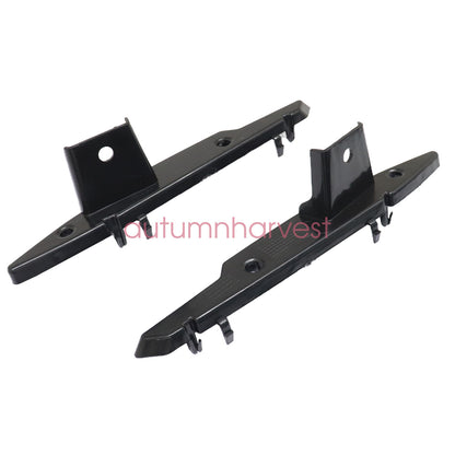 Set of 2 Bumper Face Bar Brackets Retainer Mounting Braces Lower For 2018 BMW X3