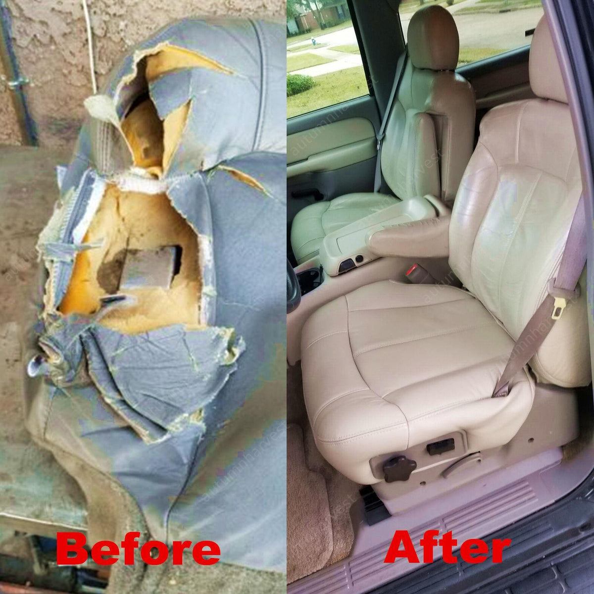 For 1999 2000 2001 2002 Chevy Silverado Front Seat Cover & Armrest Cover Gray