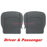 For 13-18 Dodge Ram 1500 2500 3500 Driver & Passenger Side SEAT COVER Gray