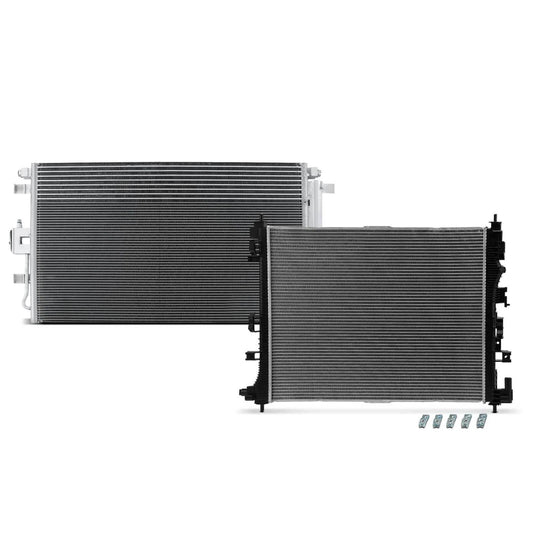 For GMC Terrain Denali 2021-2022 L4 1.5L 2X Radiator & AC Condenser Cooling Kit