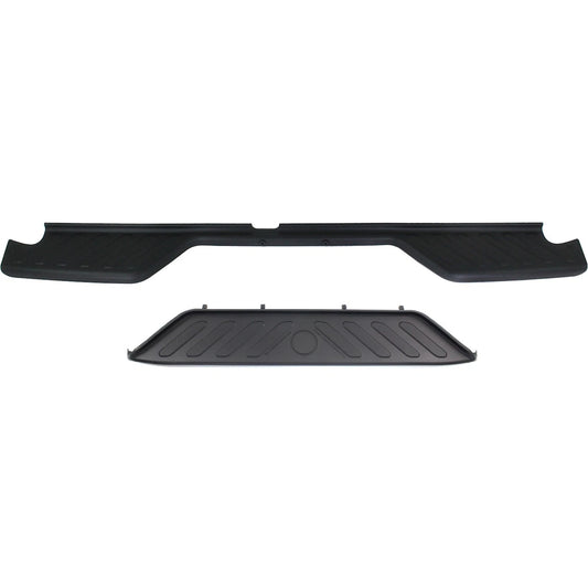 Set of 2 Bumper Step Pad For Nissan Frontier 2005-2021 Upper and Lower Black
