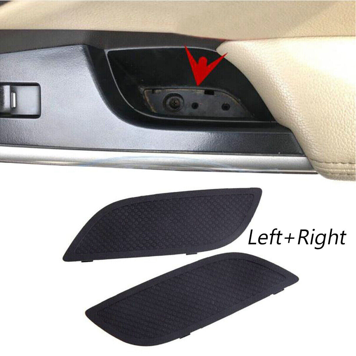 2PCS Armrest Door Handle Pull Pocket Cap Cover For Honda CR-V CRV 2012-2016 US