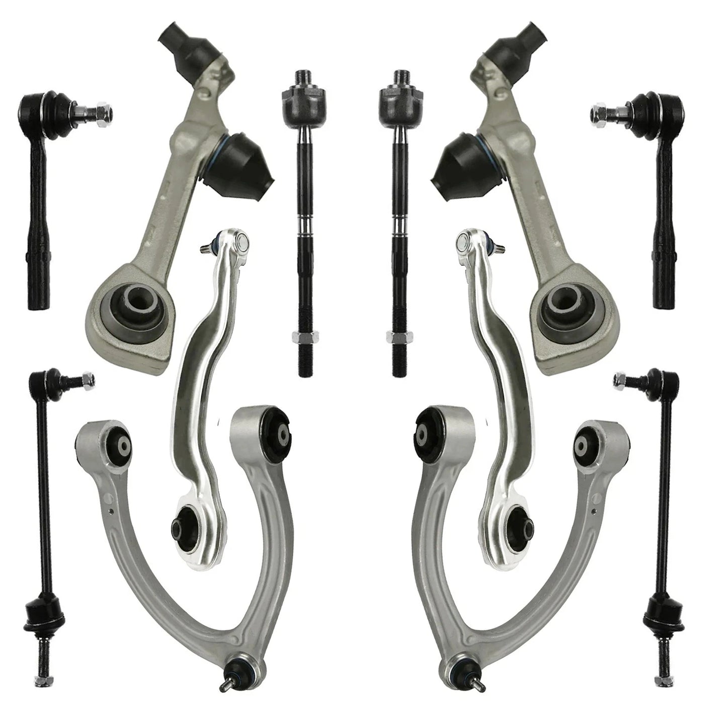 12X Front Control Arm Sway Bar Link Tie Rod For Mercedes Benz W221 S400 S550