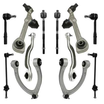 12X Front Control Arm Sway Bar Link Tie Rod For Mercedes Benz W221 S400 S550