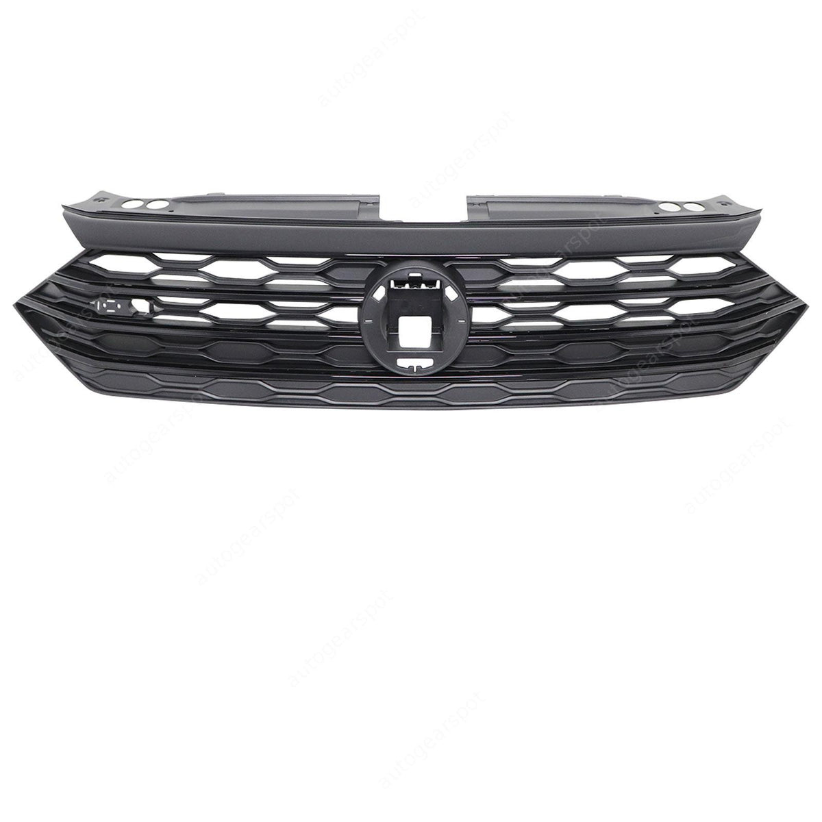 Front Bumper Center Grille Grill Glossy Black For VW Jetta Sedan 2019-2020