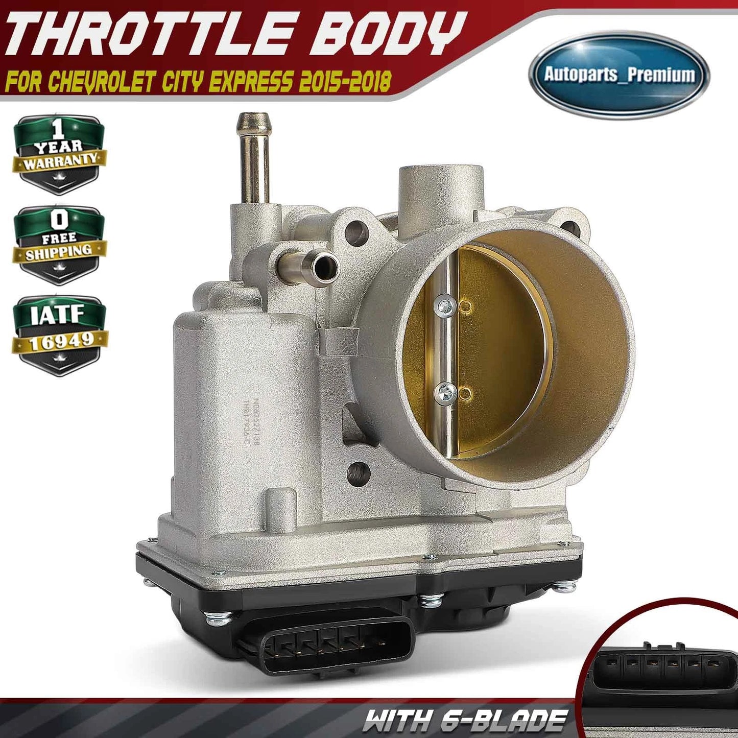 Throttle Body 19317936 Fits For Chevrolet City Express 2.0L 2015 2016 2017 2018