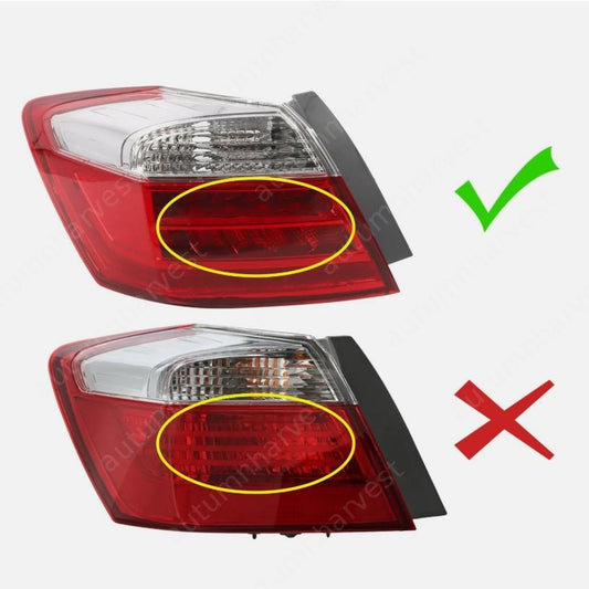 For Honda Accord 2013 2014 2015 Tail Light Driver & Passenger Side Pair Outer US