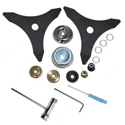 For Husqvarna For Stihl 2 Pack 10"x3 Teeth Steel Weed Eater Blade String Trimmer