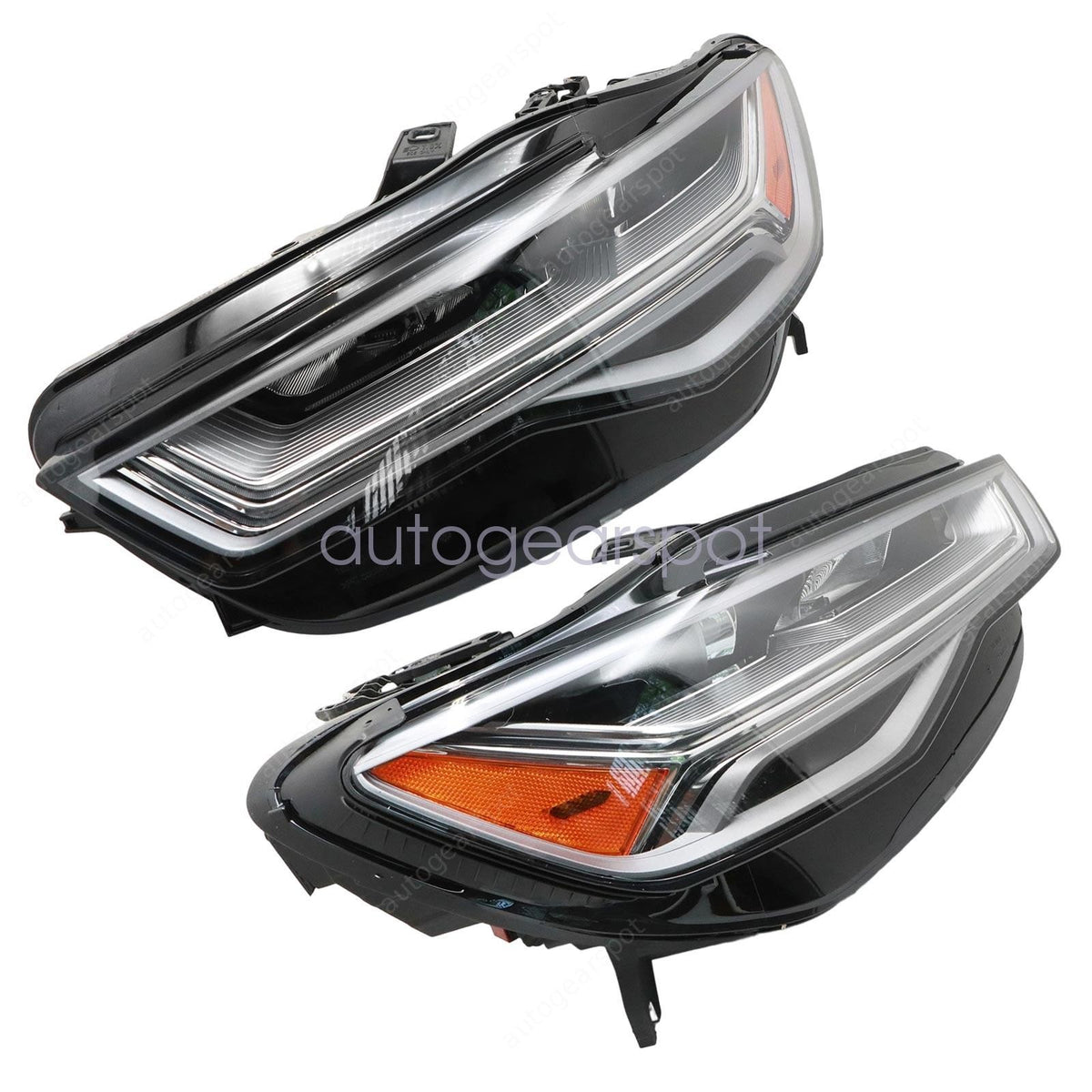 Left+Right Full LED Headlight For Audi A6 S6 2016 2017 2018 W/LED DRL Headlamp
