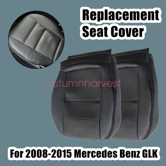 For 2008-2015 Mercedes Benz GLK 250 350 Driver Passenger Bottom Seat Cover Black