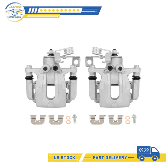 For 2011-2016 Hyundai Elantra 2X Brake Calipers Rear Left+Right w/ Bracket