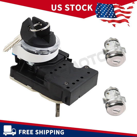 For JEEP GRAND CHEROKEE 1998 DODGE DAKOTA 98-00 Ignition Door Lock Switch +Keys