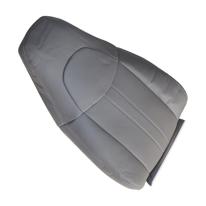 For 2003-2014 Chevy Express GMC Savana 1500 2500 Driver Leather Seat Cover Gray