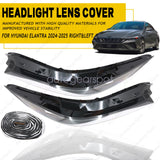 Left Right Front Headlight Lens Lamp Housing Cover Fit Hyundai Elantra 2024 2025