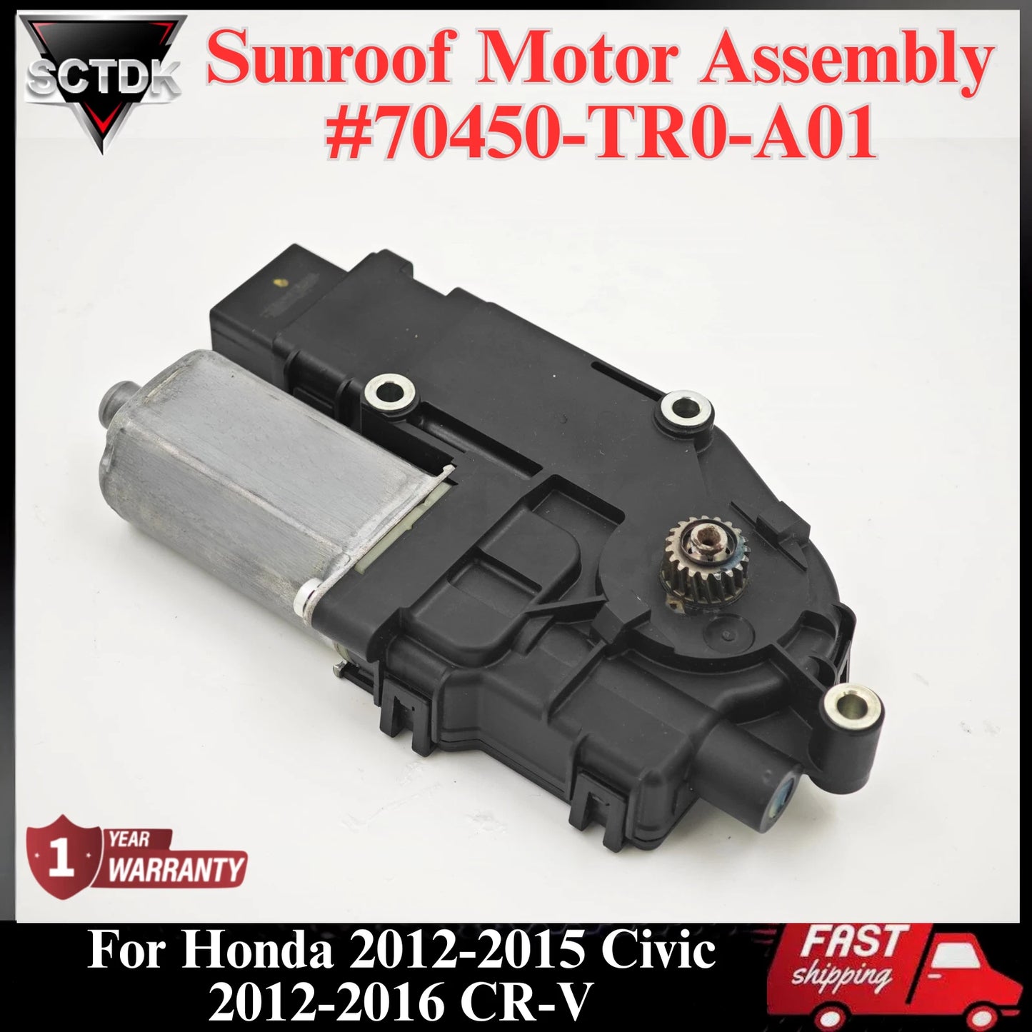 Sunroof Motor Assembly Fit Honda 2012-2015 Civic & 2012-2016 CR-V